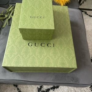 Brand new empty Gucci Boxes & Shopping Bag